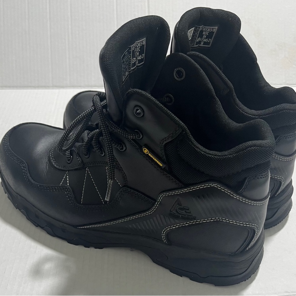 Boots Ace Men's Black Work Piston Mid-Aluminium